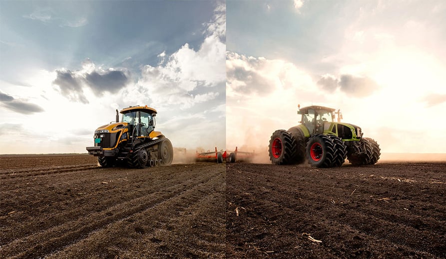 VF-Landwirtschaftsreifen gegen Raupenfahrwerk: Vor- und Nachteile