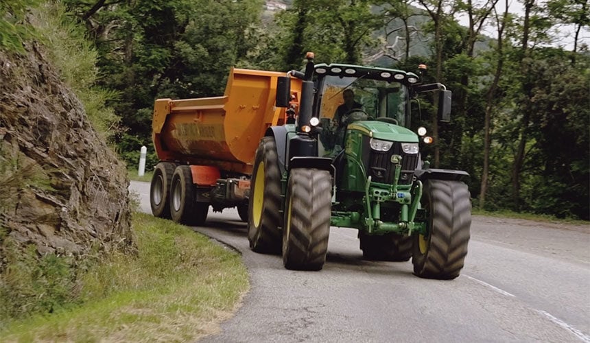 Die Fahrstabilität in der Kurve hängt von den Reifen ab