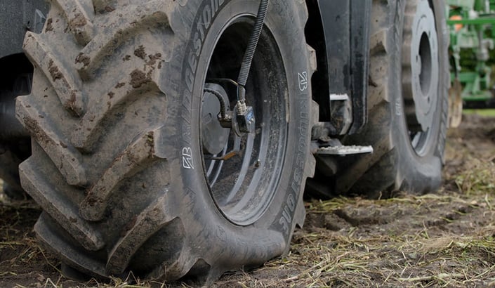 VF-Reifen VT-TRACTOR können mit sehr niedrigem Druck arbeiten