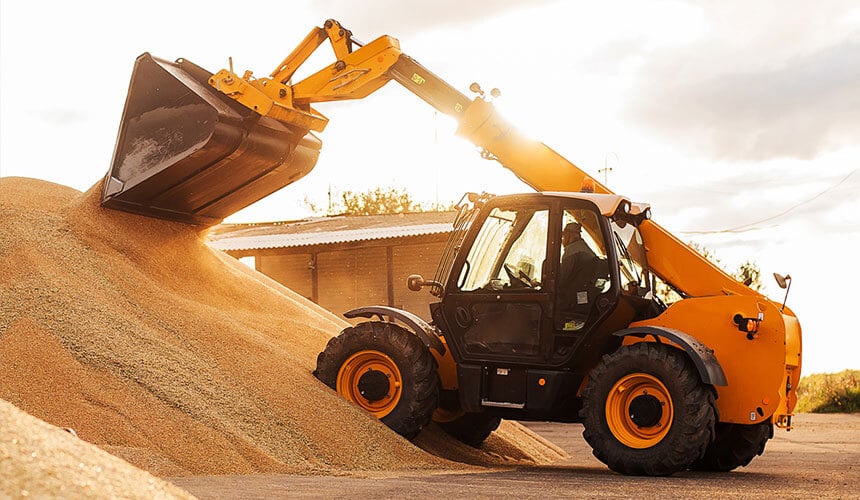 Industriereifen, die für Arbeiten mit zyklischen Lasten geeignet sind